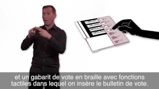 Vote accessible (LSQ) | Élections Canada
