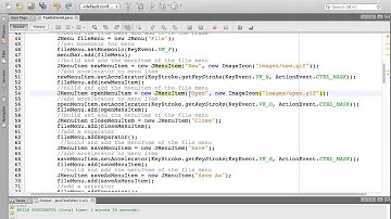 CSI3203 Lab 2   Adding Mnemonics Accelerators and a Toolbar with Icons