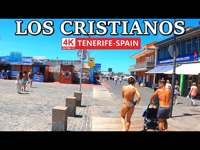 TENERIFE - LOS CRISTIANOS | Look at the Current Situation ☀️​ 4K Walk ● May 2024 class=