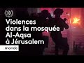 Jrusalem  de violents affrontements clatent dans la mosque alaqsa