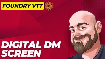 Using a GM Screen in FoundryVTT 5e