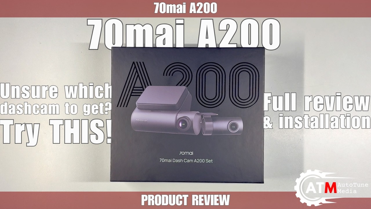 70mai A200 - Affordable Full HD Dash Cam | Product Review - YouTube