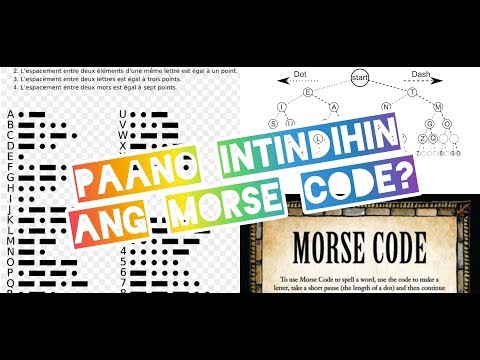 Video: Paano Matuto ng Morse Code: 6 Mga Hakbang (na may Mga Larawan)