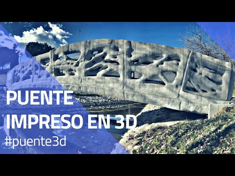 Video: Puente De Hormigón Impreso En 3D En España