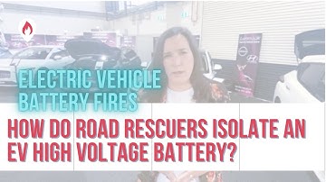 How to isolate an EV battery for emergency responders