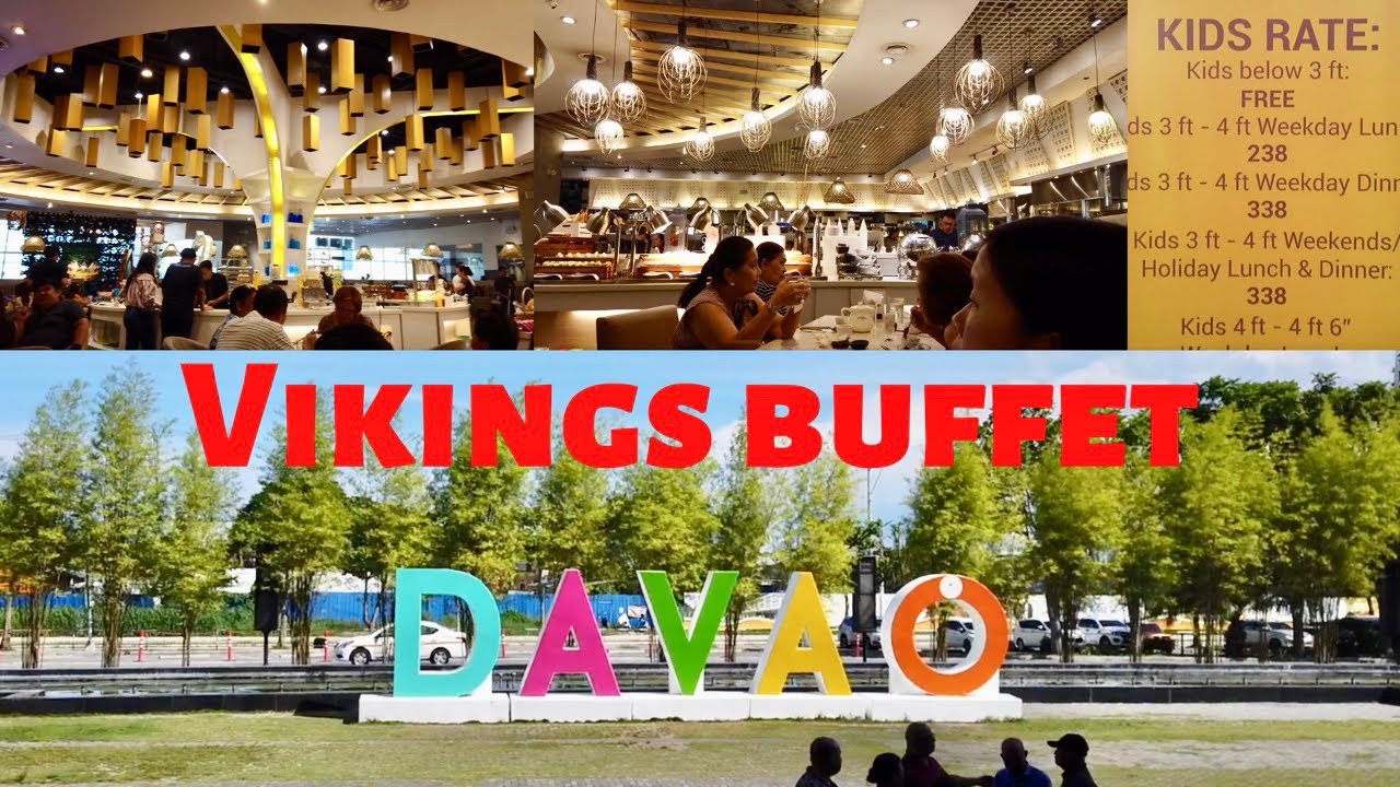 VIKINGS BUFFET DAVAO Philippines at SM LANANG PREMIERE Walking Tour