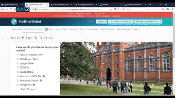 MyEtherWallet Send Ether and Twinkles to other Wallets & Exchanges with a Cost-Effective Transaction