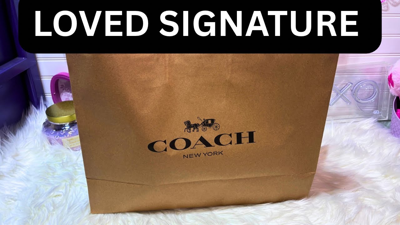 Покупки в аутлете Coach!!! Что я купила из моей любимой коллекции Signature Drip? #coach