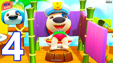 My Talking Hank: Islands - Gameplay Walkthrough Part 4 Hank Island New MiniGames (iOS, Android)