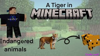 How to make a tiger in Minecraft (crafty craft)