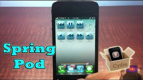 SpringPod (Cydia Tweak) - iPod Controls On You Homescreen/Springboard