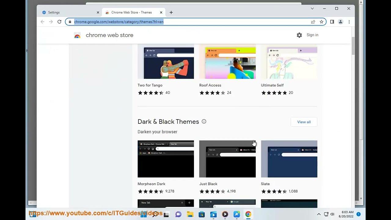 Change Chrome Background Image & Theme on Windows & Mac YouTube