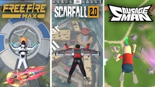 Sausage Man vs. Scarfall 2.0 vs. Free Fire Max Battle Royal Comparison 2024 Which One Is Best?