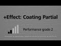 +Effect: Coating Partial - Coating, partially applied