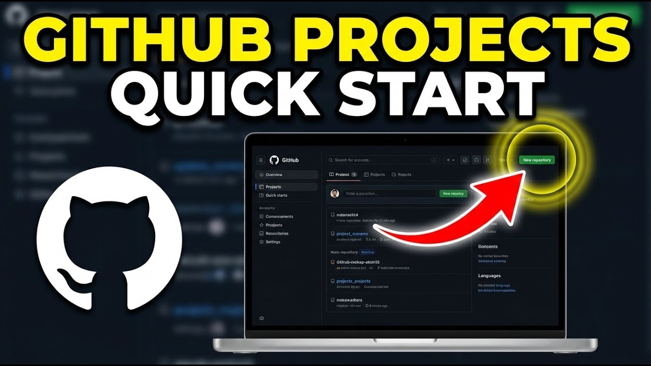 How to start using GitHub for projects - Quick Tutorial - YouTube