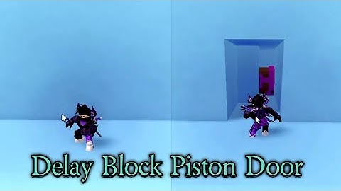 Delay Block Piston Door (Roblox Build a Boat) Halloween Update Block *Testing Mechanic*