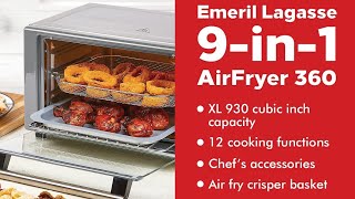 Hot Air Fryer Oven, Toaster Oven, Bake, Broil, Slow Cook and More, Pizza Function Cookbook Included