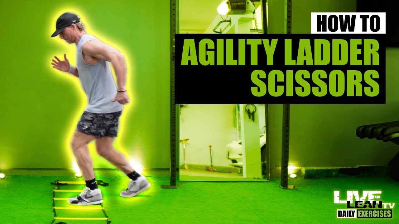 How To Do AGILITY LADDER STATIONARY SCISSORS Exercise Demonstration Video and Guide YouTube