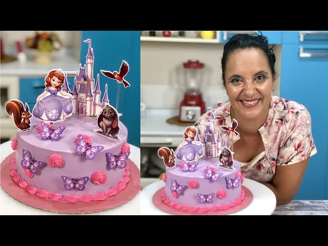 Bolo de 1 kg Tema Princesa Sophia - brunaagradearaujo