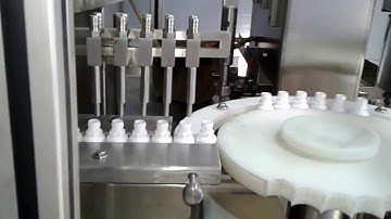 Eye drop filling,plugging & capping machine