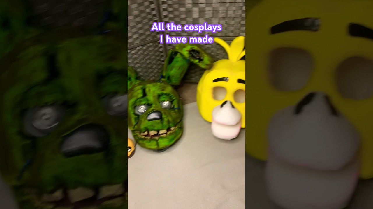 All the FNAF and Star Wars things I made #cosplay #fivenightsatfreddys #starwars