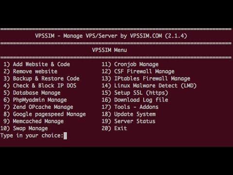 How to use "Google Pagespeed Manage" Function in VPSSIM
