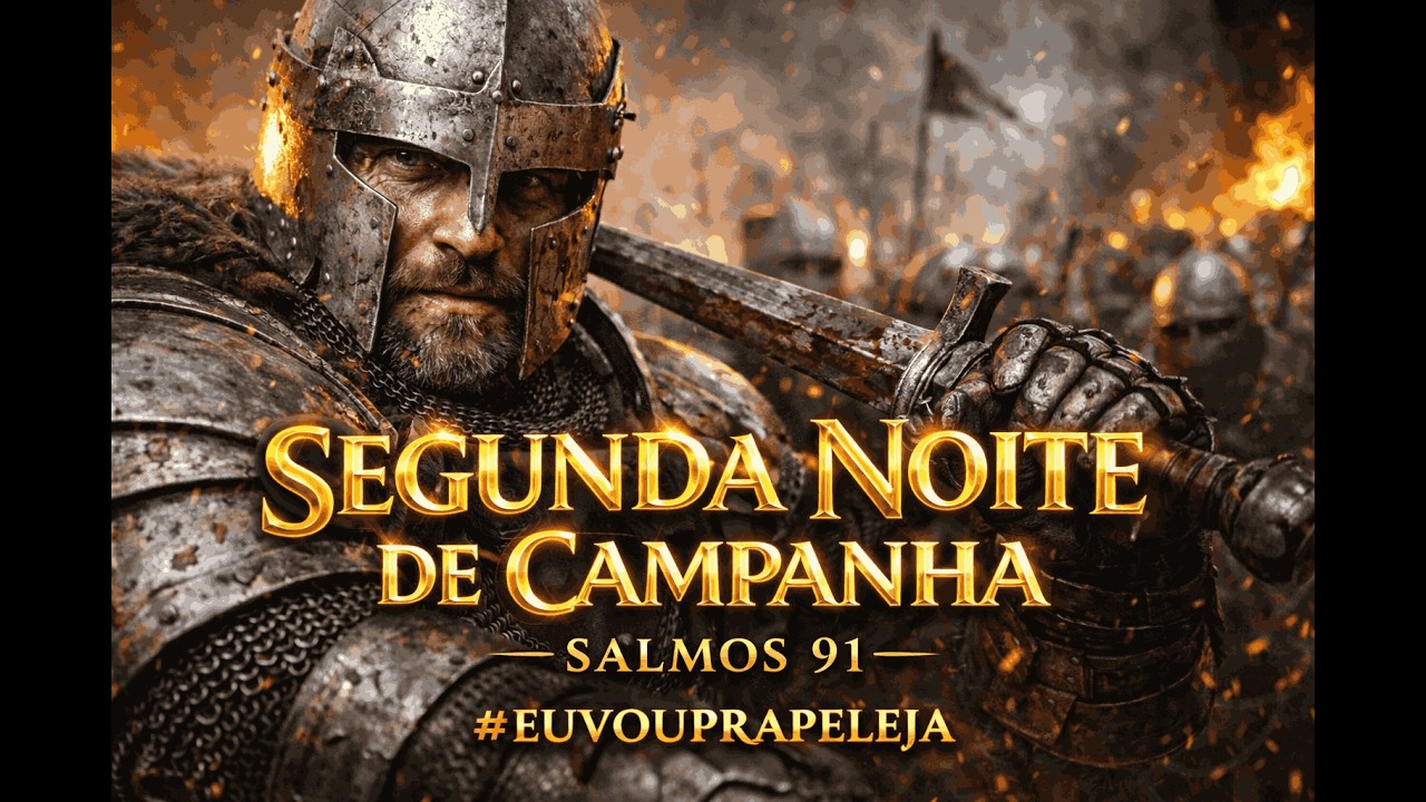 SEGUNDA NOITE DE CAMPANHA | SALMOS 91 – GUERRA ESPIRITUAL | #EuVouPraPeleja