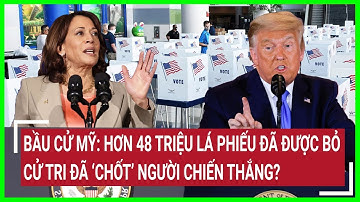 BẦU CỬ TỔNG THỐNG MỸ: 2024: Hơn 48 triệu lá phiếu đã được bỏ, cử tri đã ‘chốt’ người chiến thắng?