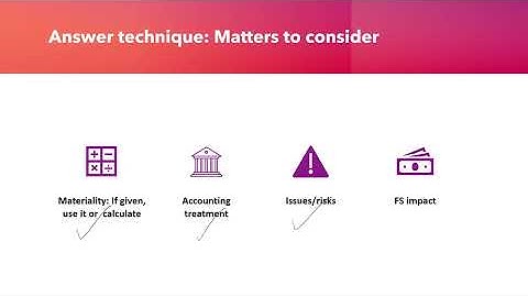 ACCA AAA Completion and Reporting Question Debrief
