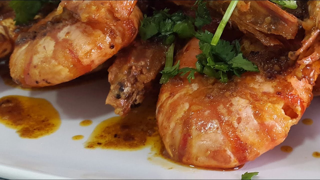 PORTUGUESE CHILLI FRY SHRIMP / PRAWNS !!! Spicy Prawns YouTube