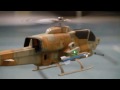 Mini Titan Bell AH-1 Super Cobra Mikado V-Stabi und Spinblades t-rex 450 klasse
