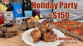Holiday Party for 20 People Under $150 - including 6 appetizers + drinks