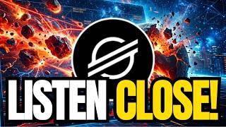 STELLAR XLM IS DOWN TODAY & WHY IS THAT? | PAY ATTENTION HOLDERS | STELLAR NEWS TODAY🔥