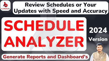 #primaverap6 Schedule Analyzer 2024 version by Planning-P6 | Generate Dashboard from Xer directly |
