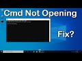 How to Fix Command Prompt(CMD) Not Working/Opening in Windows 10
