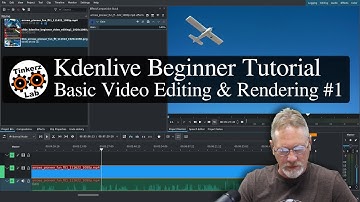 Kdenlive Beginner Tutorial - Basic Video Editing & Rendering #1