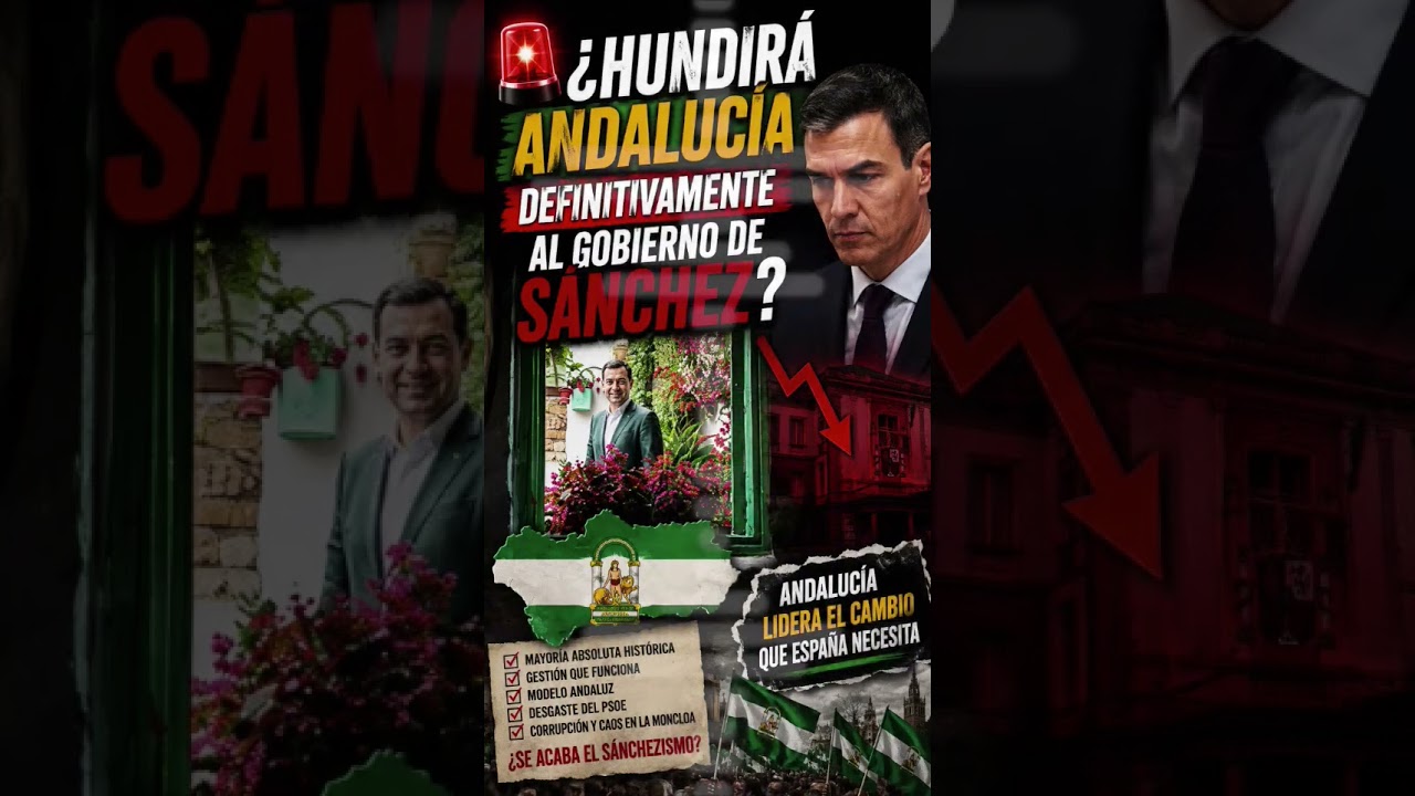 🚨 ¿Hundirá Andalucía definitivamente al Gobierno de Sánchez? #shorts
