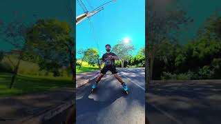CONTROLANDO A VELOCIDADE NA LADEIRA - FREIO EM DELTA #patinsbrasil #aprendaapatinar #rollerskating