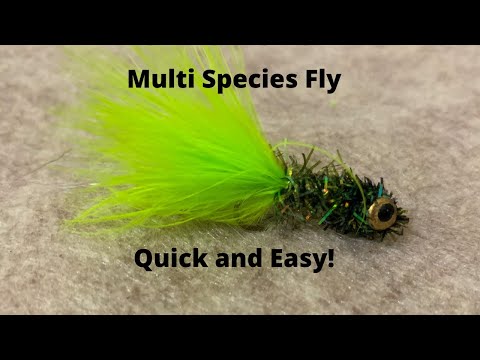 Simple multi species fly! - 2 minute fly tying