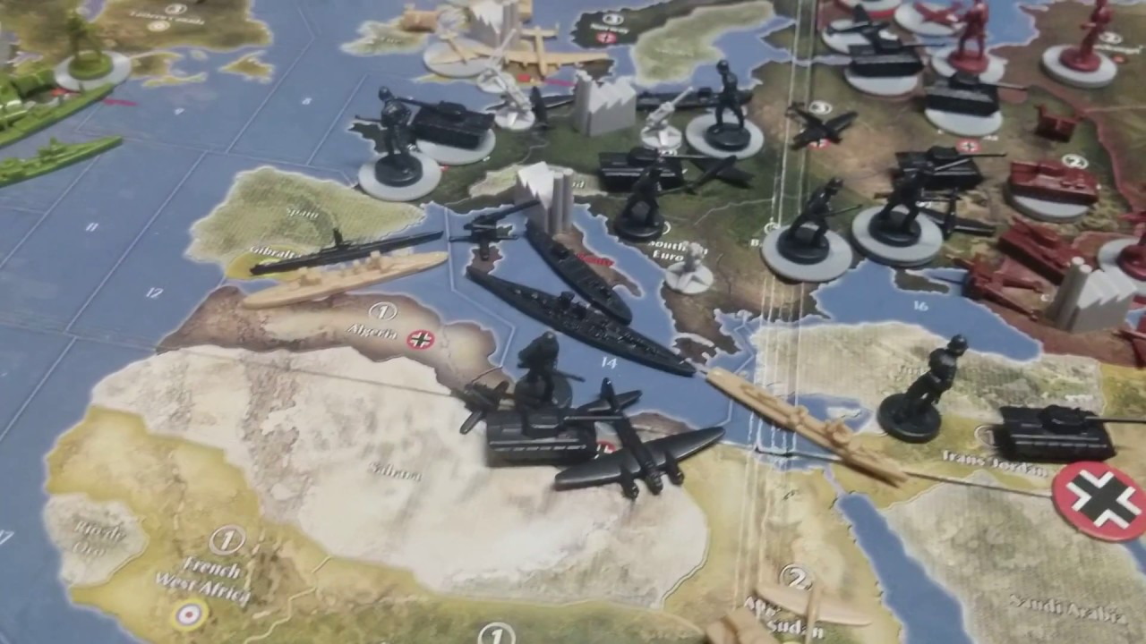Axis & Allies Spring 1942 First Edition Episode 5 the Germans regroup