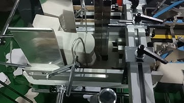 Folder gluer machine doing chips boxes