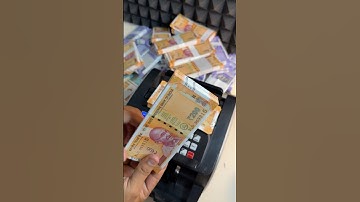 Can Counting Machine Detect a fake note ? #money #shorts #shortsfeed