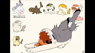 Sharkitty Stretches Lazily