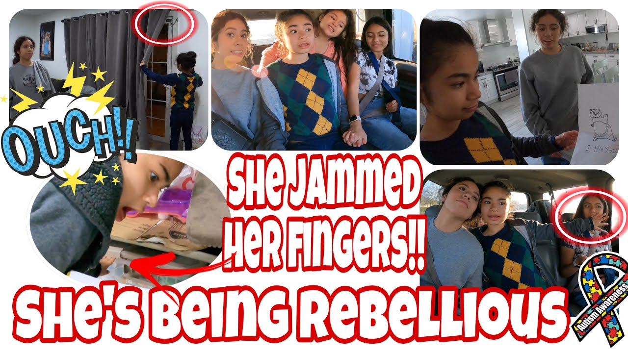 Autistic non verbal girl Day in the life! **rebellious** | Autism life with Ashy