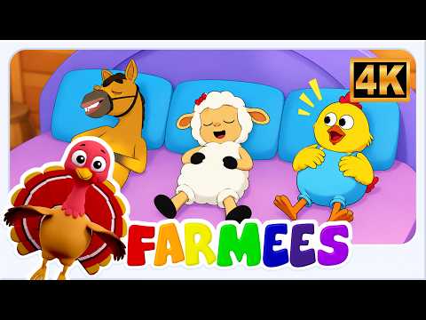 Farmees | 10人のベッド | 数を数える子どもの歌 | 童謡