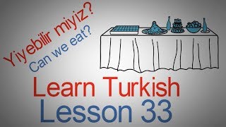 Learn Turkish Lesson 33 - Eating Phrases (Part 1)