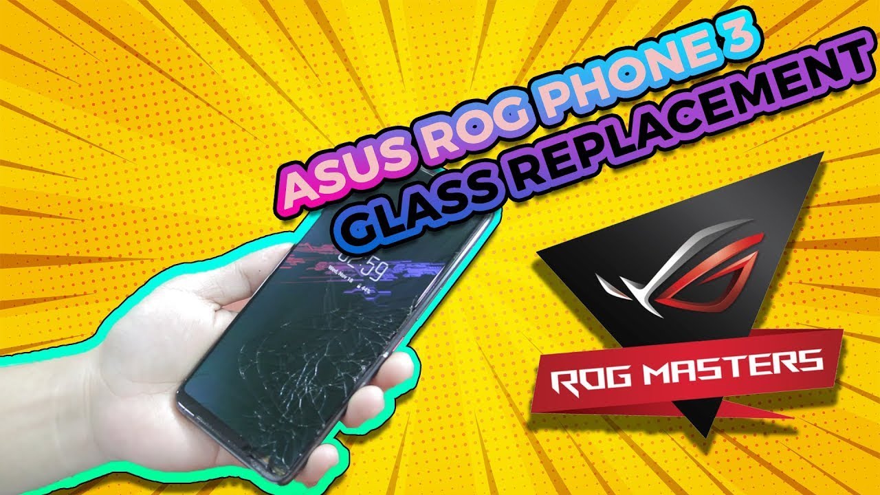 Asus Rog Phone 3 Glass Replacement #rog3 #rog3phone #asus #asusrog # ...