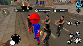 Real Stickman Speed Rope Hero Crime City Park screenshot 1