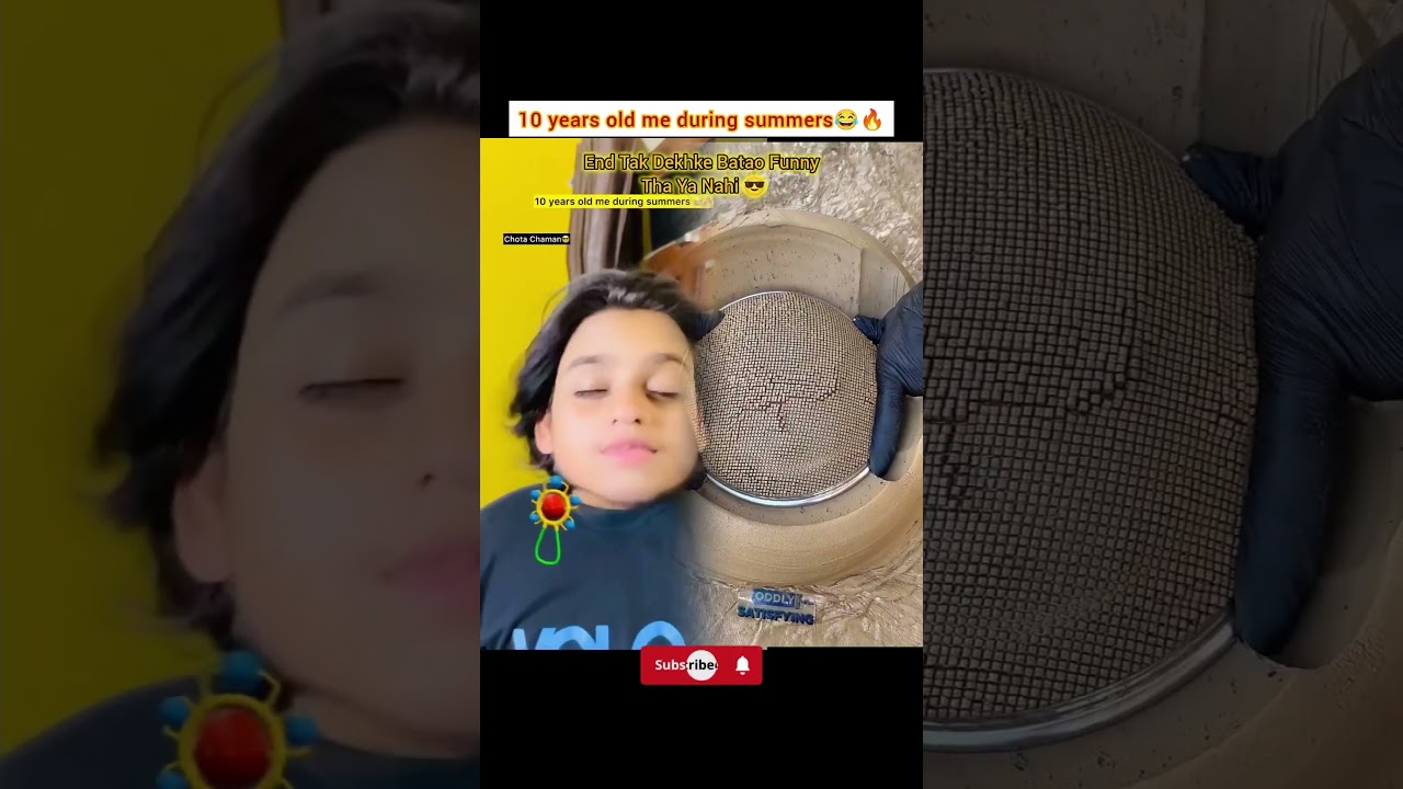 10 years old me during summers😂🔥| indian family 