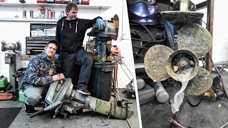 FIX, SELL or SCRAP!? Father & Son Vs TWO VERY DODGY OUTBOARDS | Wildling Sailing